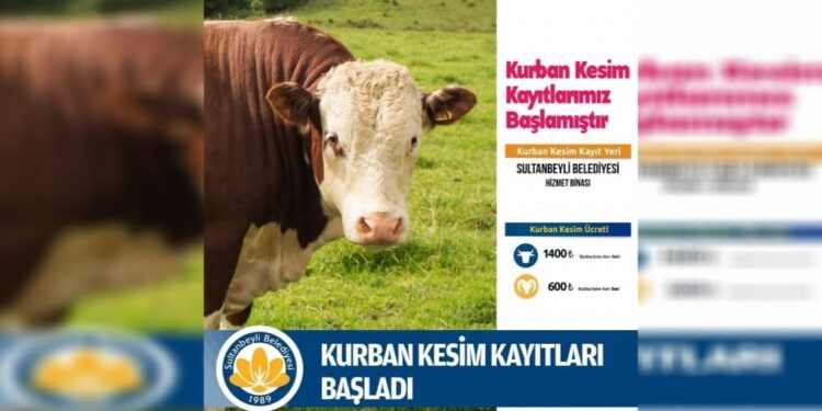 SULTANBEYLİ’DE KURBAN KESİM KAYITLARI BAŞLADI