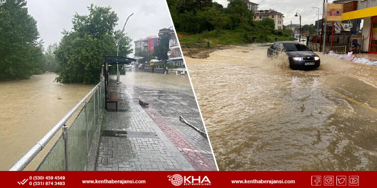 Bartın sağanak yağış sele döndü!