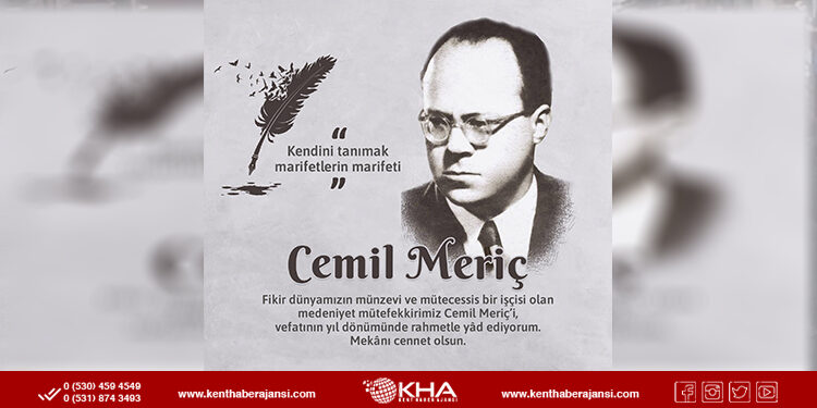 Başkan Keskin Cemil Meriç’i Rahmetle Andı