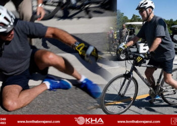 ABD Başkanı Biden Bisikletten Düştü!