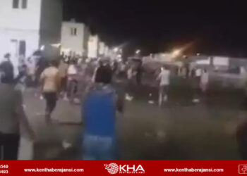 Mülteci kampı savaş alanına döndü