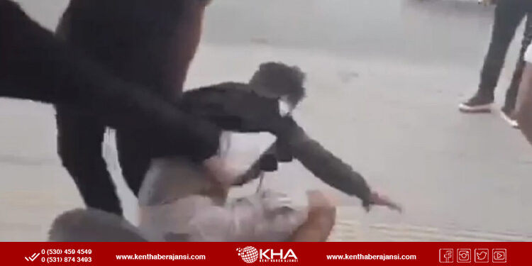 KÖPEĞE EZİYET EDEN ADAMA MEYDAN DAYAĞI