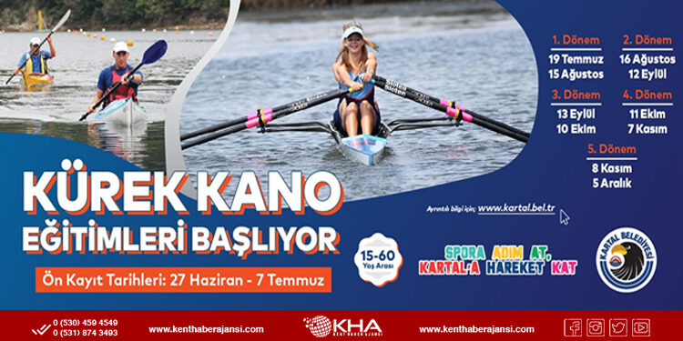 Kartal’da Kürek ve Kano Eğitimleri Başlıyor