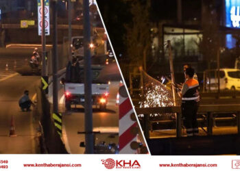 Cevizlibağ-Yenibosna Metrobüs yolu yenileniyor