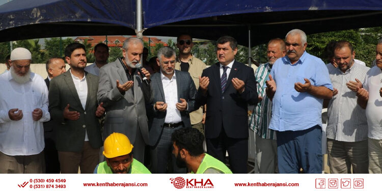 Adil Mahallesi’nde Yeni Camiinin Temeli Atıldı