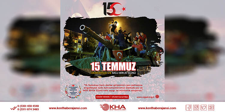 Başkan Yener’den 15 Temmuz Mesajı