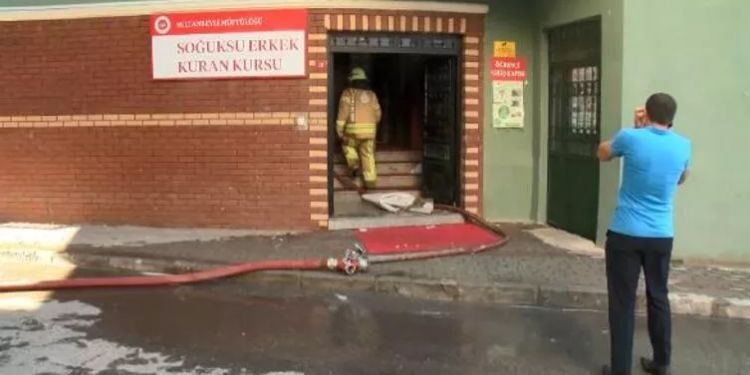 Sultanbeyli’de Kur’an Kursunda Yangın