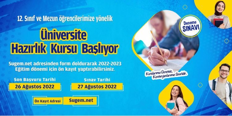 SUGEM’de YKS Hazırlık Kursu Başlıyor