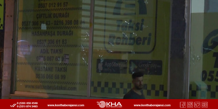 Sultanbeyli’de Taksi Durağına Kurşun Yağmuru
