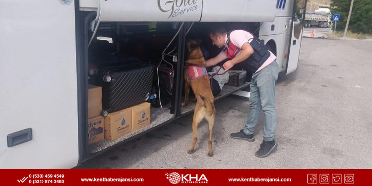 Düzensiz göçle mücadele denetimleri yapıldı