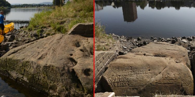 Açlık kayaları yeniden ortaya çıktı