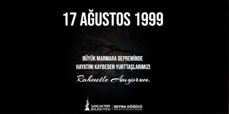 Başkan Döğücü’den Marmara Depremi Mesajı