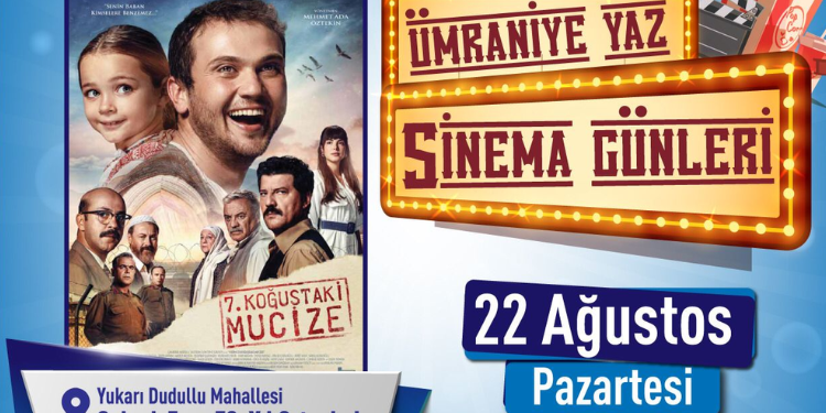 Ümraniye’de Yaz Sinema Günleri Başlıyor