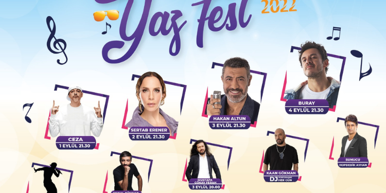 YAZFEST 2022 BAŞLIYOR Tarih : 29 Ağustos 2022