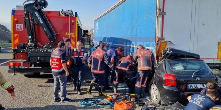 Ankara’da feci kaza: 4 ölü, 1 yaralı