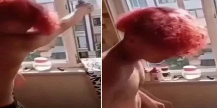 İstanbul’da dışarıya ateş ettiği anları yayımladı!