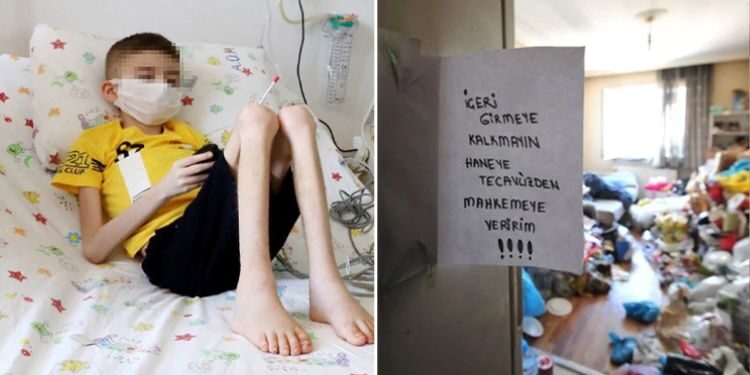 Bursa’da çöpevde bulunan çocuk hastaneden taburcu edildi