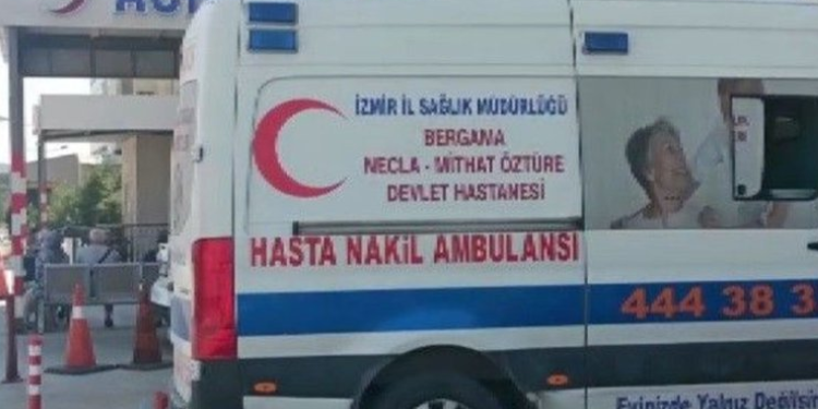 İzmir’de ambulansı çaldı ama yakayı ele verdi!