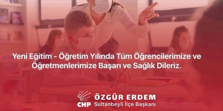BAŞKAN ERDEM’DEN YENİ EĞİTİM YILI MESAJI