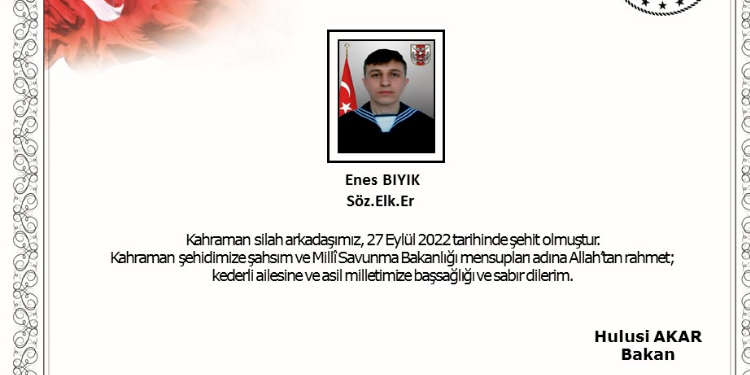 Sultanbeyli’ye Şehit Ateşi Düştü