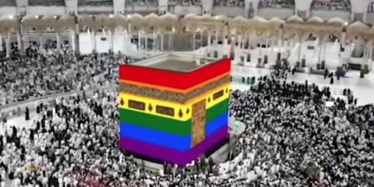 Alçak provokasyon: Kabe-i Muazzama hedef alındı!
