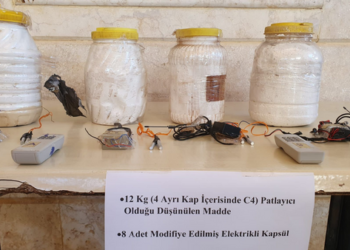Bakan Soylu: “12 kg C4 patlayıcı ele geçirildi”