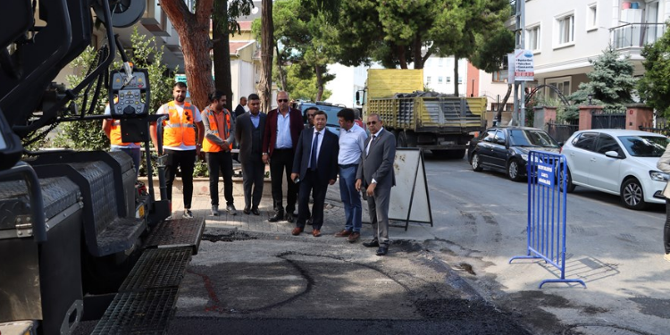 Başkan Kılıç Asfaltlama Çalışmaları Yerinde İnceledi