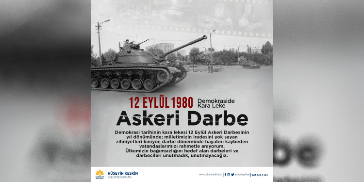 Başkan Keskin’den 12 Eylül Paylaşımı