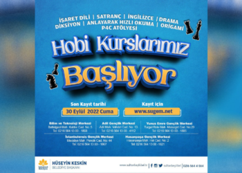 SUGEM’DE HOBİ KURSLARININ KAYITLARI BAŞLADI