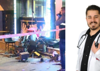 Kaldırımda bekleyen doktor kaza kurbanı oldu!