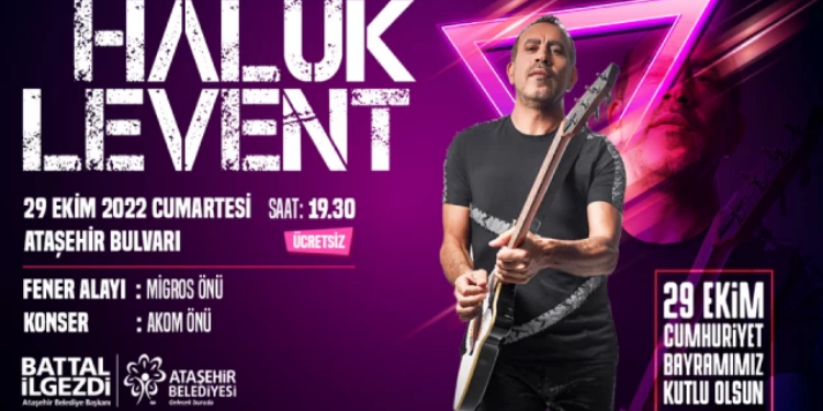 Ataşehir’de 29 Ekim’de Cumhuriyet Coşkusu Yaşanacak