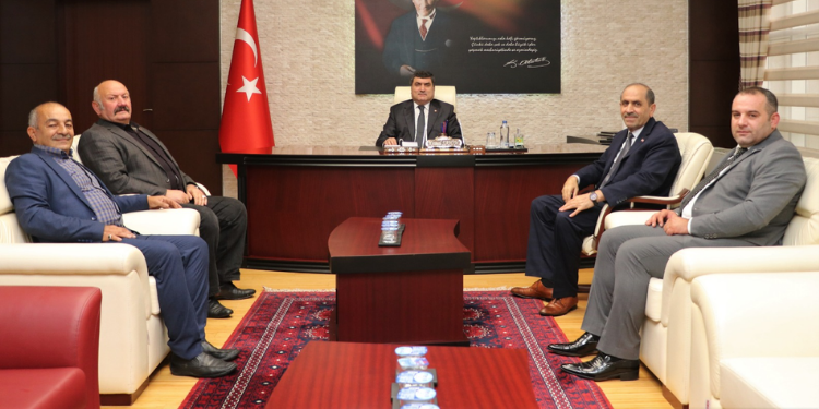 Muhtarlar Günü’nde Kaymakam Şahin’e Ziyaret