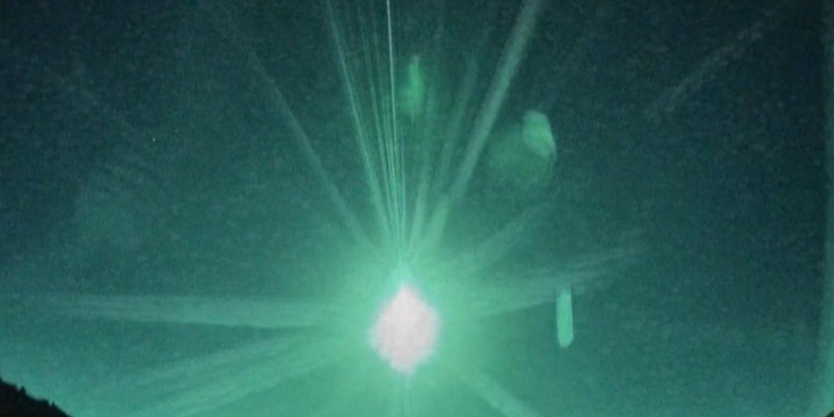 Meteor gökyüzünü aydınlattı!