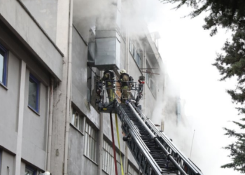 Ümraniye’de işyeri yangını