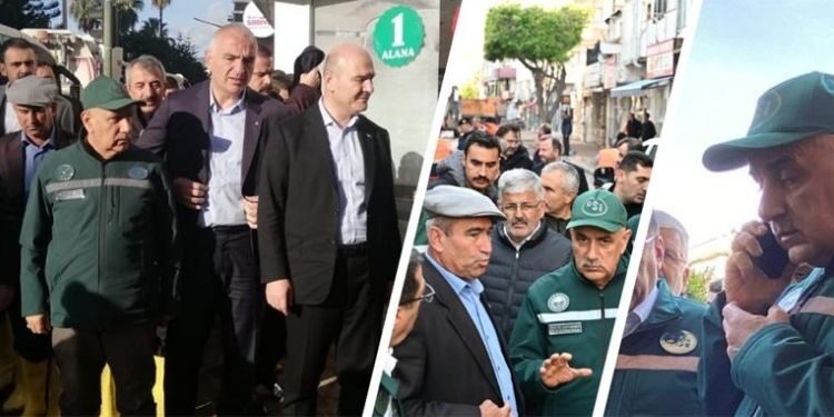 Bakanlar, sel bölgesinde…