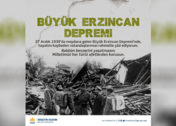 Başkan Keskin’den Erzincan Depremi Mesajı