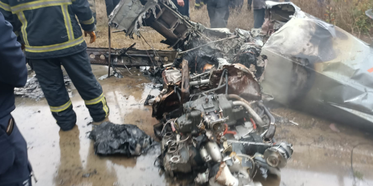 Bursa’da tek motorlu uçak düştü: 2 ölü