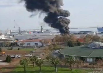 Samsun Limanı’nda patlama…