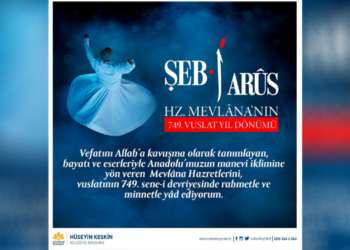 Başkan Keskin, Hz. Mevlana’yı andı