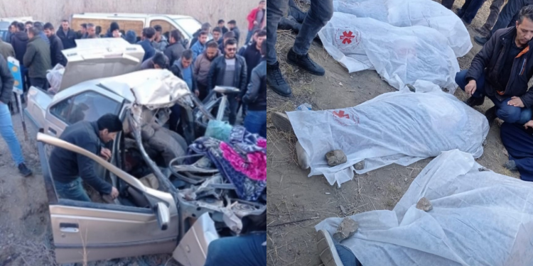 Van’da feci kaza: 4 ölü, 1 yaralı