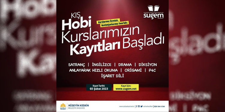 Sultanbeyli’de Hobi Kursları Başlıyor