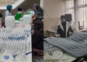 Sultanbeyli’de Öğrenciler Depremzedeler İçin Üretime Geçti