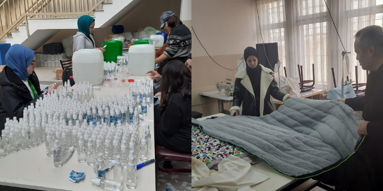 Sultanbeyli’de Öğrenciler Depremzedeler İçin Üretime Geçti