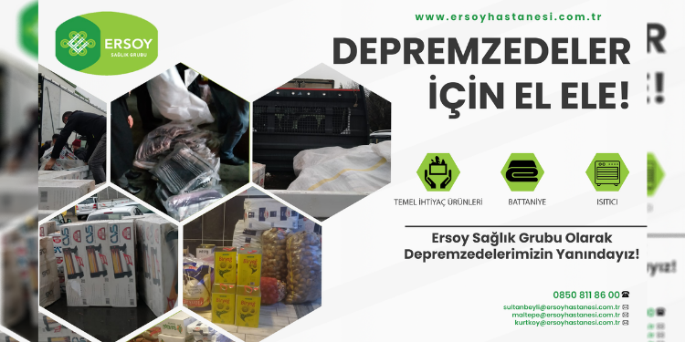 Ersoy Hastaneleri Depremzedeler İçin Harekete Geçti