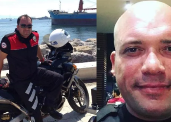 Polis memuru kalbine yenik düştü