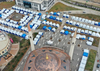 Kahramanmaraş’taki Çadır Kentler Sağanak Yağıştan Etkilenmedi