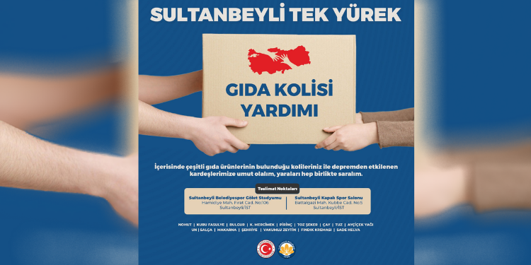 Sultanbeyli’de Depremzedeler İçin Yardım Kampanyası Sürüyor