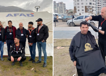 Gönüllü Berberlerden Depremzedelere Hizmet