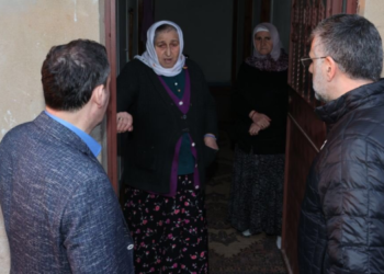 Başkan Keskin ve Tombaş Ev Ziyaretlerini Sürdürüyor