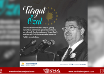 Başkan Keskin, Turgut Özal’ı Rahmetle Andı